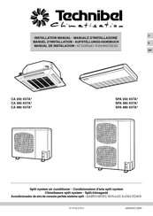 Technibel Climatisation CA 250 X5TA Serie Manual De Instalación