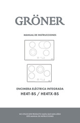 Gröner HE4TX-BS Manual De Instrucciones