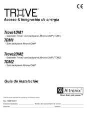 Altronix TDM1 Guia De Instalacion