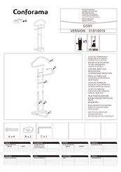 Conforama COSY Instrucciones De Montaje