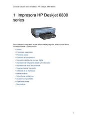 HP Deskjet 6800 Serie Guia Del Usuario