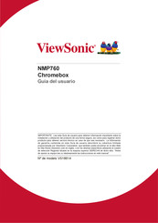 ViewSonic NMP760 Guia Del Usuario