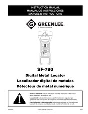 Greenlee SF-780 Manual De Instrucciones