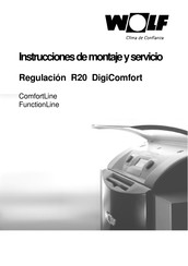 Wolf FunctionLine R20 DigiComfort Instrucciones De Montaje Y Servicio