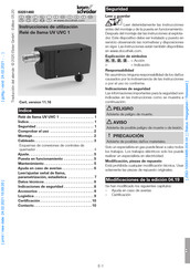 Krom Schroder UV UVC 1 Instrucciones De Utilizacion