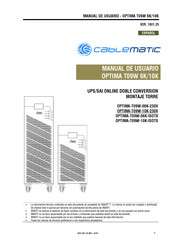 Cablematic OPTIMA-T09W-06K-230V Manual De Usuario