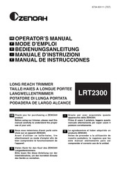 Zenoah LRT2300 Manual De Instrucciones