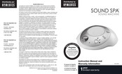 HoMedics SOUND SPA SS-2000 Manual De Instrucciones
