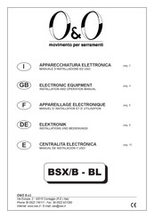 O&O BSX/BL Instrucciones Para La Instalación