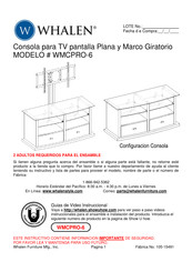 Whalen WMCPRO-6 Manual Del Usuario