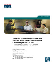 Cisco Systems Unified 7920 Guía Del Teléfono