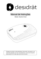 Thermomatic Desidrat Cristal Manual De Instrucciones