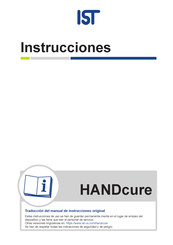 IST HANDcure Traducción Del Manual De Instrucciones Original