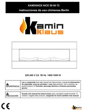 Kamin Klaus KAMININOX NICE 60 Instrucciones De Uso