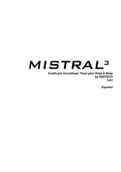 DigiTech Mistral 3 Manual Del Usuario