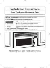 Samsung ME21K6000AS Instrucciones De Instalación