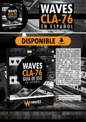 Waves CLA-76 Guía De Uso