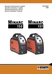 Kemppi Minarc 150 Manual De Instrucciones