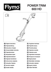 Flymo POWER TRIM 600 HD Instrucciones Originales