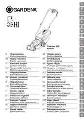 Gardena PowerMax 32 E Instrucciones Originales