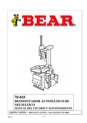 Bear 70-035 Manual Del Usuario Y Mantenimiento