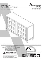 Ameriwood HOME 5987196COM Manual De Instrucciones