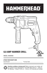 Hammerhead HDHD060 Manual Del Usuario