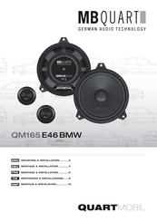 MB QUART QM165 E46 BMW Montaje & Instalación