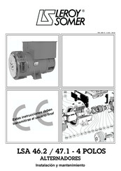 Leroy-Somer LSA 46.2 Instalación Y Mantenimiento