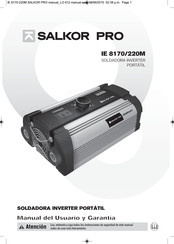 SALKOR PRO IE 8170/220M Manual Del Usuario Y Garantía