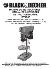 BLACK&DECKER BT1200 Manual De Instrucciones