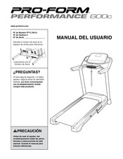 Pro-Form PERFORMANCE 600C Manual Del Usuario