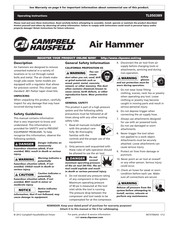 Campbell Hausfeld TL050389 Manual De Instrucciones De Operación