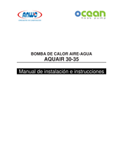 anwo AQUAIR 35 Manual De Instalación E Instrucciones