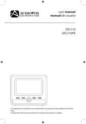 Audiovox DFL710 Manual De Usuario