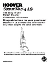 Hoover SteamVac LS Manual Del Proprietário