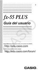 Casio fx-55 PLUS Guia Del Usuario