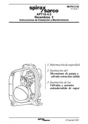 Spirax Sarco APT10-4.5 Instrucciones De Instalación Y Mantenimiento