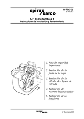 Spirax Sarco APT14 Instrucciones De Instalación Y Mantenimiento
