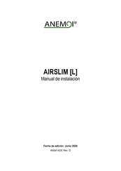 ANEMOI AIRSLIM 700L Manual De Instalación