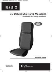 HoMedics 3D Deluxe Shiatsu SBM-600H-EU Instrucciones De Uso