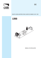 CAME LB90 Manual De Instalación