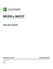 Lexmark MX317 Guia Del Usuario