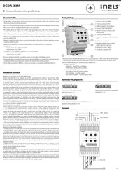 iNels DCDA-33M Manual De Instrucciones