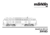 marklin 39183 Manual De Instrucciones