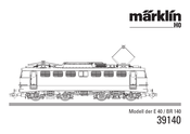 marklin 39140 Manual De Instrucciones