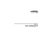 marklin Gattung B VI Manual De Instrucciones