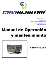 Caviblaster 1625-E Manual De Operación Y Mantenimiento