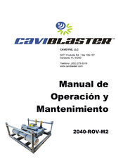 Caviblaster 2040-ROV-M2 Manual De Operación Y Mantenimiento