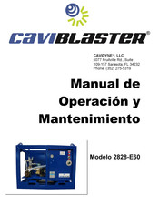 Caviblaster 2828-E60 Manual De Operación Y Mantenimiento